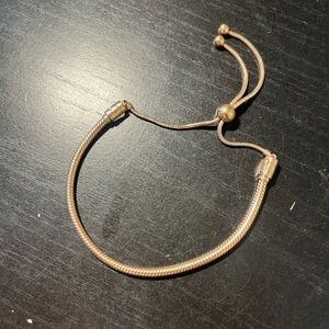 PANDORA rose gold slider bracelet